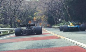 箱根ターンパイクをF1が走るモーターヘッドヒルクライム