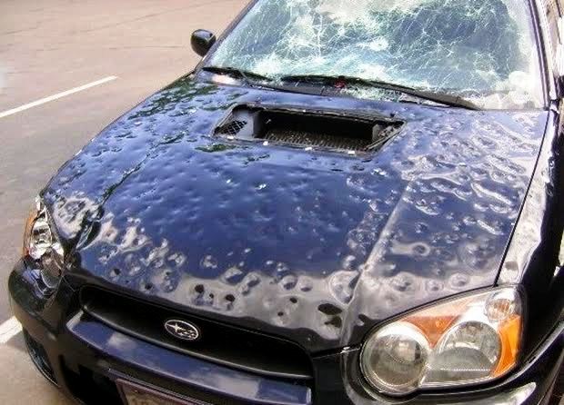 雹（ひょう）の凹み被害で自動車保険を使うときに知っておいた方がいいこと